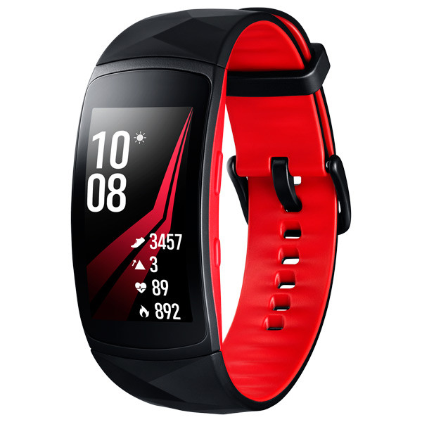 Смарт-браслет Samsung Gear Fit2 Pro Black/Red,размер L (SM-R365NZRASER)