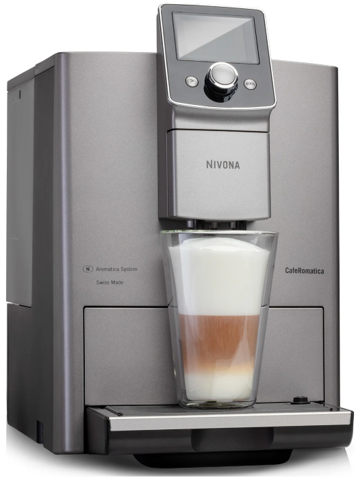 Кофемашина Nivona CafeRomatica 821, серый/черный