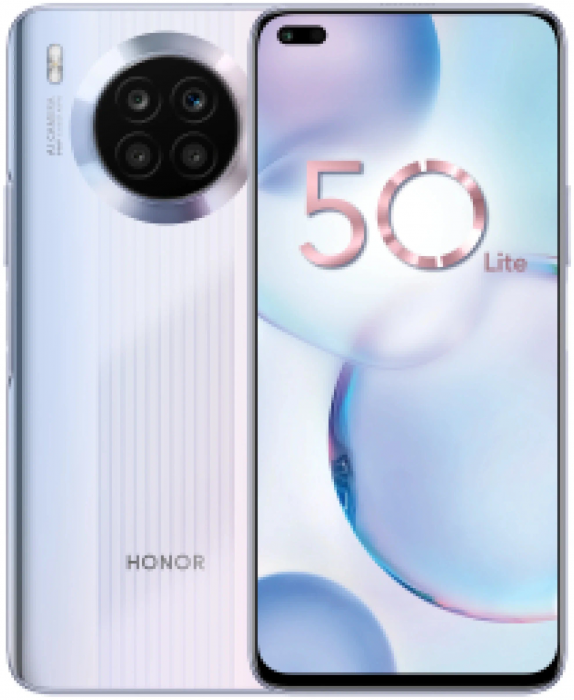 Смартфон HONOR 50 Lite 6/128 ГБ Global, космический серебристый