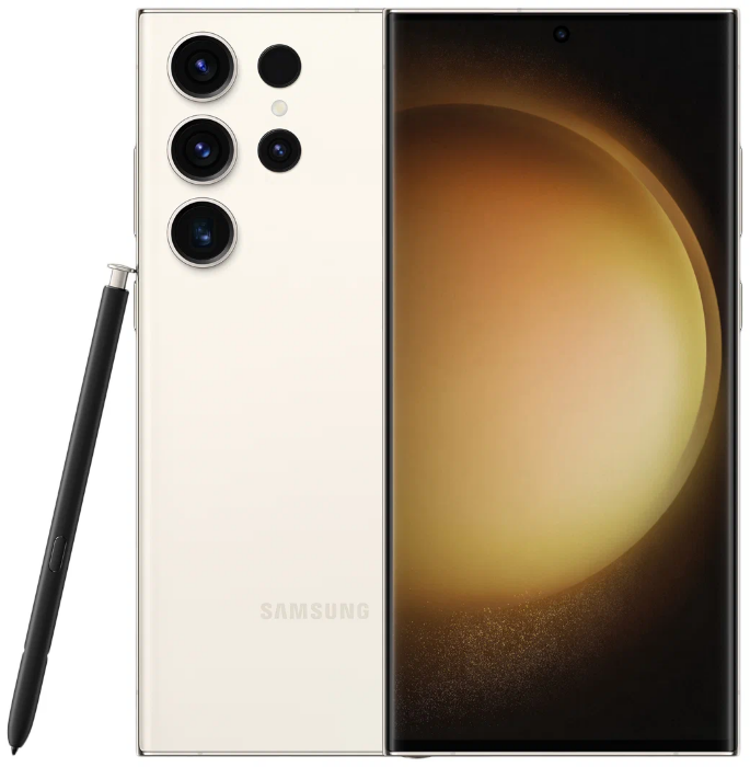 Смартфон Samsung Galaxy S23 Ultra 12/512 ГБ, кремовый