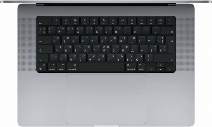 16.2" Ноутбук Apple Macbook Pro 16 (2021) 3456×2234, Apple M1 Pro, RAM 16 ГБ, SSD 512 ГБ, Apple graphics 16-core, macOS, RU, MK183RU/A, серый космос