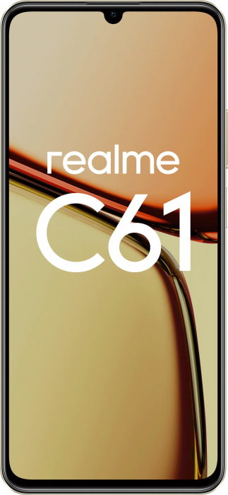 Смартфон Realme C61 6/128Gb, Sparkle Gold