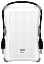 2 ТБ Внешний HDD Silicon Power Armor A30, USB 3.2 Gen 1, белый