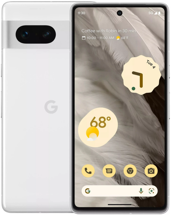 Смартфон Google Pixel 7 8/256 ГБ USA, Dual: nano SIM + eSIM, снежно-белый
