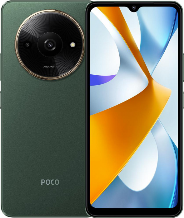 Смартфон Xiaomi Poco C61 4/128Gb,  зеленый