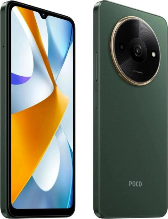 Смартфон Xiaomi Poco C61 4/128 ГБ, зеленый