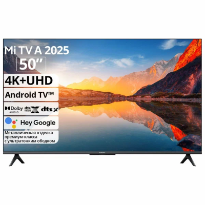 Телевизор 50&quot; Xiaomi TV A50 2025 RU (4K UHD 3840x2160, Smart TV) черный