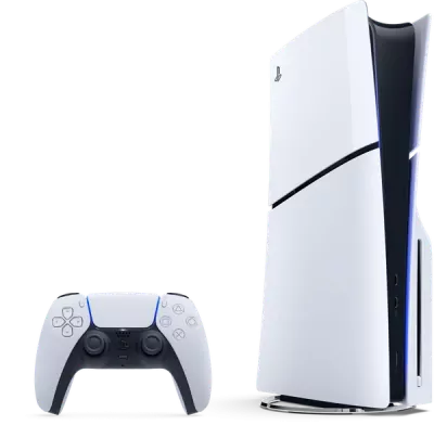 Игровая приставка Sony PlayStation 5 Slim, с дисководом, 1000 ГБ SSD, без игр, белый
