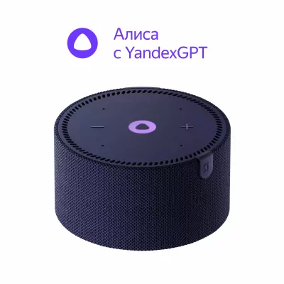 Умная колонка Яндекс Новая Станция Мини (без часов) Blue (YNDX-00021B)