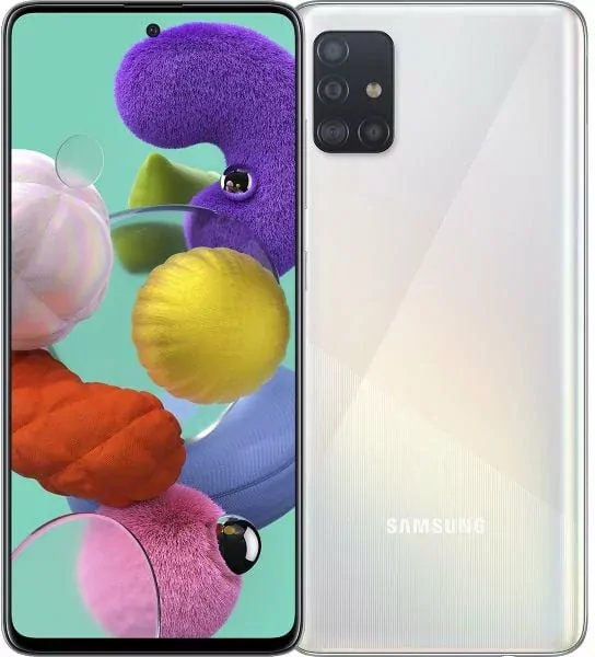 Смартфон Samsung Galaxy A51 8/128 ГБ, белый