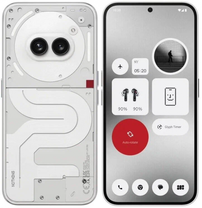 Смартфон Nothing Phone (2a) 12/256 ГБ, белый