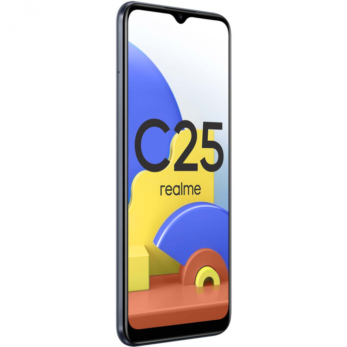 Смартфон realme C25 4/64GB, черный