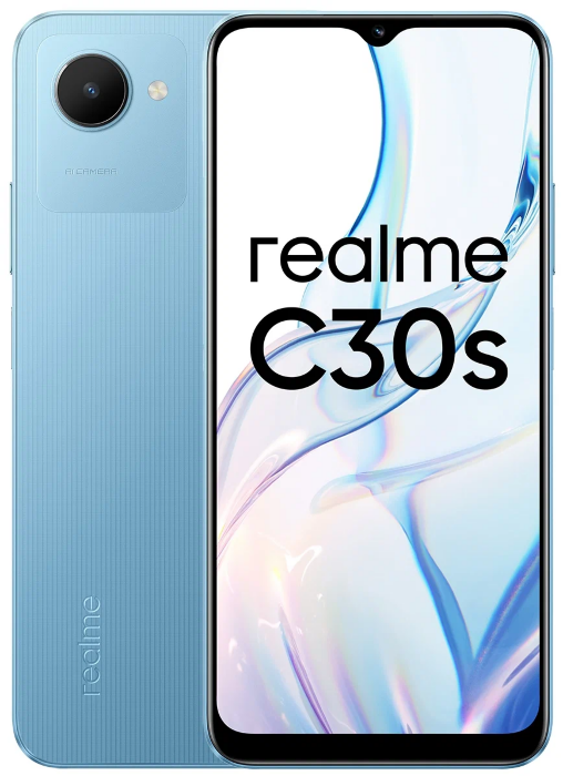 Смартфон realme C30s 4/64 ГБ RU, синий