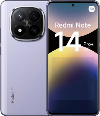 Смартфон Xiaomi Redmi Note 14 Pro Plus 5G 8/256Gb, Lavender Purple