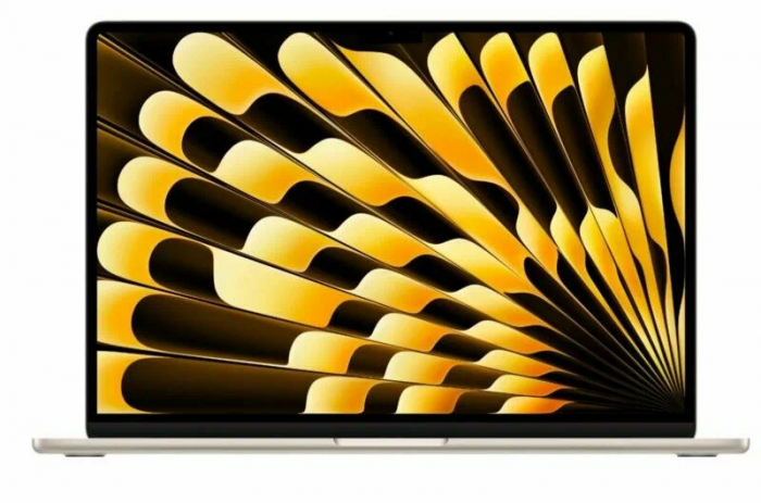 Ноутбук Apple MacBook Air 15" (M3, 8C CPU/10C GPU, 2024), 8 ГБ, 256 ГБ SSD, MRYR3 Starlight