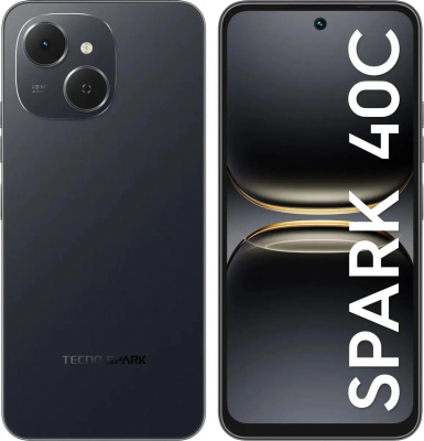 Смартфон Tecno Spark 40C 4/128Gb Ink Black