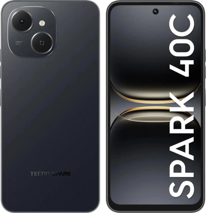 Смартфон Tecno Spark 40C 8/256Gb Ink Black