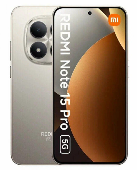 Смартфон Xiaomi Redmi Note 15 Pro 5G, 8/512Gb, Titanium color