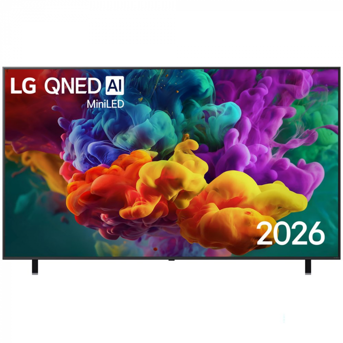 Телевизор LG 86QNED85B6C.ARUG QNED, 4K Ultra HD, смарт ТВ, WebOS, черный титан