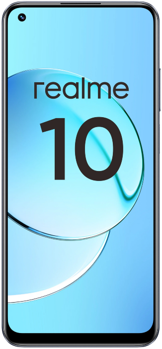 Смартфон realme 10 4/128 ГБ RU, Dual nano SIM, черный