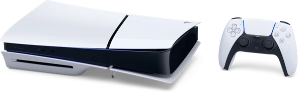 Игровая приставка Sony PlayStation 5 Slim, с дисководом 1000 ГБ SSD, без игр, белый