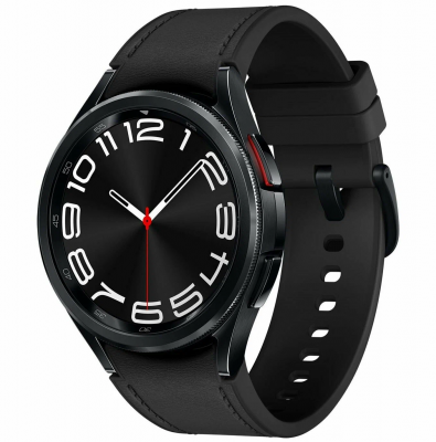 Смарт-часы Samsung Galaxy Watch6 Classic 43 mm Black Case, Fluoroelastomer Black