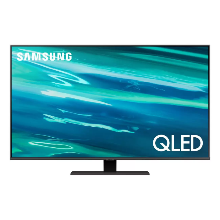50" Телевизор Samsung QE50Q80AAU QLED, HDR (2021), черный
