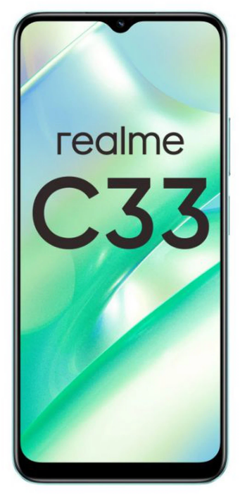 Смартфон realme C33 3/32 ГБ RU, голубой