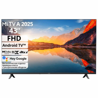 Телевизор Xiaomi TV A 43 FHD 2025 Full HD, черный
