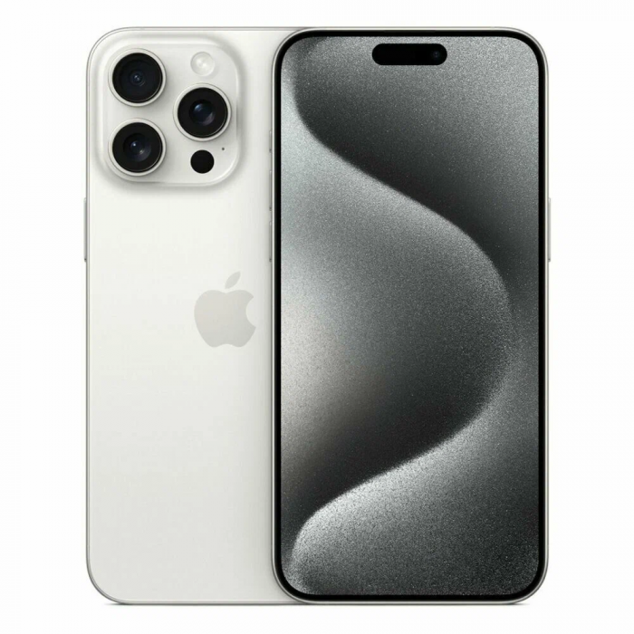 Смартфон iPhone 15 Pro Max 512 ГБ, nano SIM + eSIM, White Titanium