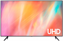 50" Телевизор Samsung UE50AU7100UXRU 2021 LED, HDR, черный