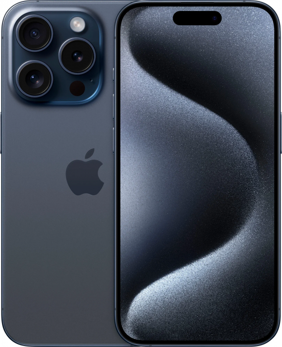 Apple iPhone 15 Pro 128 ГБ, nano SIM + eSIM, Blue Titanium