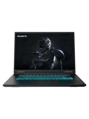Игровой ноутбук Gigabyte 16", Intel Core i7-13620H, RAM 32 ГБ, SSD 1024 ГБ, NVIDIA GeForce RTX 5050 для ноутбуков (8 Гб), Без системы, (CTHI3KZC64SD), черный, Русская раскладка