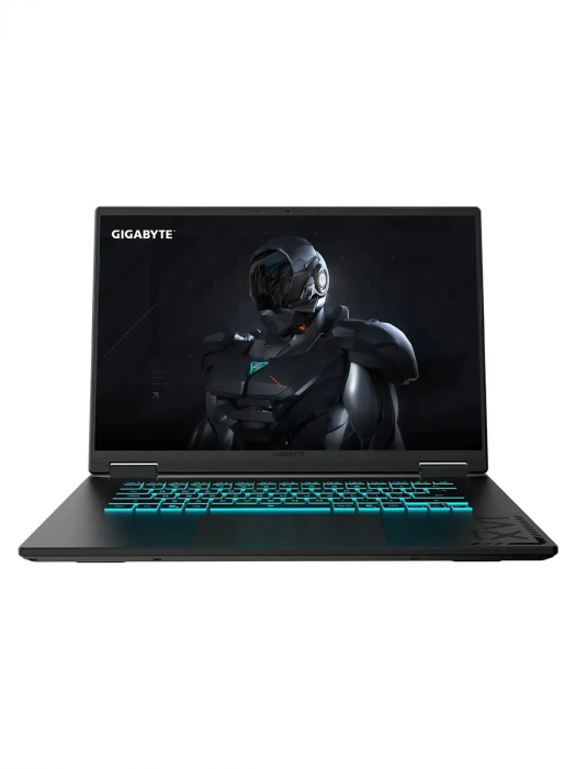 Игровой ноутбук Gigabyte 16", Intel Core i7-13620H, RAM 32 ГБ, SSD 1024 ГБ, NVIDIA GeForce RTX 5050 для ноутбуков (8 Гб), Без системы, (CTHI3KZC64SD), черный, Русская раскладка