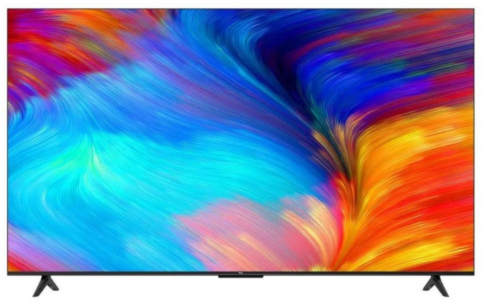 Телевизор TCL 65P637, 65", LED, 4K Ultra HD, Google TV, черный