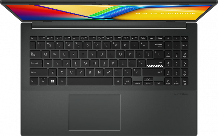 15.6" Ноутбук ASUS Vivobook Go 15 OLED, AMD Ryzen 5 7520U 2.8 ГГц, RAM 16 ГБ, SSD 512 ГБ, Без ОС, 90NB0ZR2-M01N90, Mixed Black, Русская раскладка