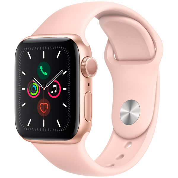 Смарт-часы Apple Watch S5 40mm Gold Sport Band (MWV72RU/A)
