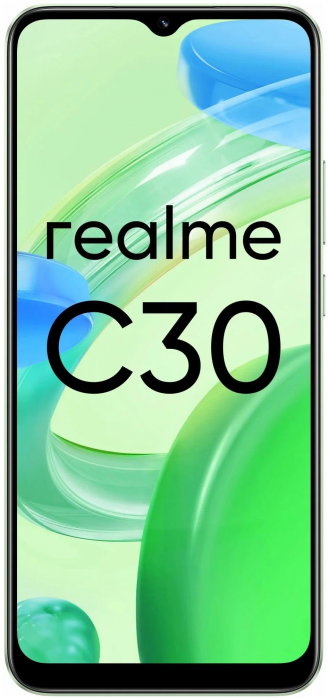 Смартфон realme C30 2/32 ГБ RU, зелeный