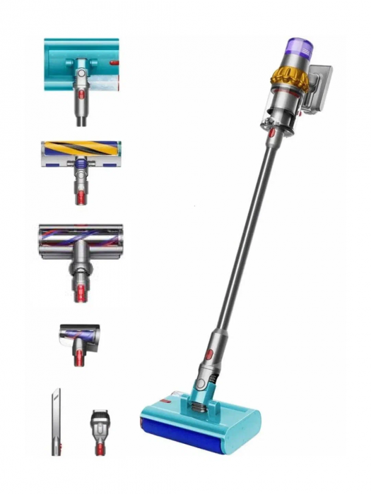 Пылесос Dyson V15s Detect Submarine SV47 Yellow/Nickel