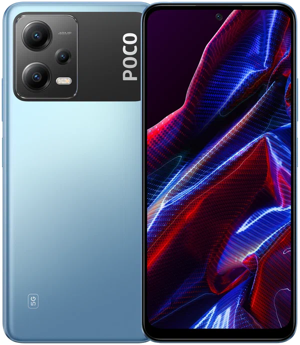 Смартфон Xiaomi POCO X5 5G 6/128 ГБ RU, голубой