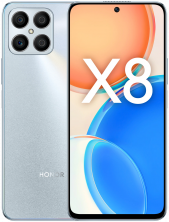 Смартфон HONOR X8 4G 6/128 ГБ RU, титановый серебристый