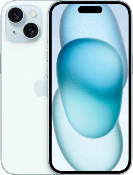 Смартфон Apple iPhone 15 256 ГБ, nano SIM + eSIM, Blue