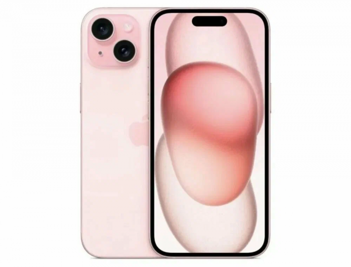 Смартфон Apple iPhone 15 256 ГБ, nano SIM + eSIM, Pink