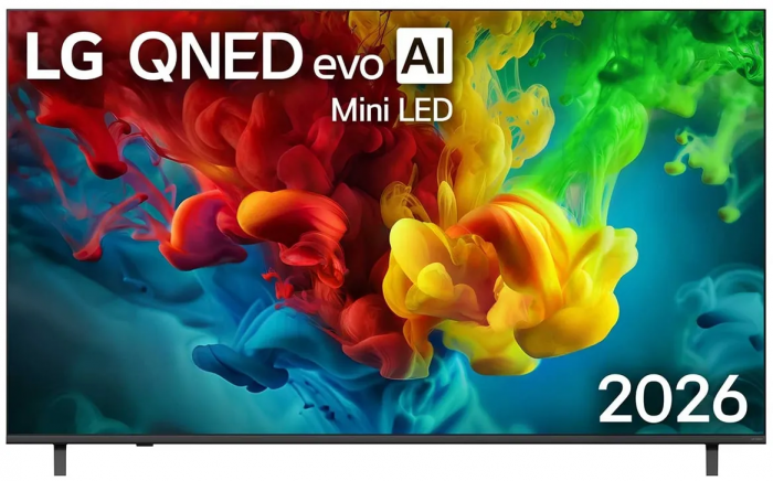 Телевизор LG 75QNED83B6A.ARUG QNED, 4K Ultra HD, смарт ТВ, WebOS, черный титан