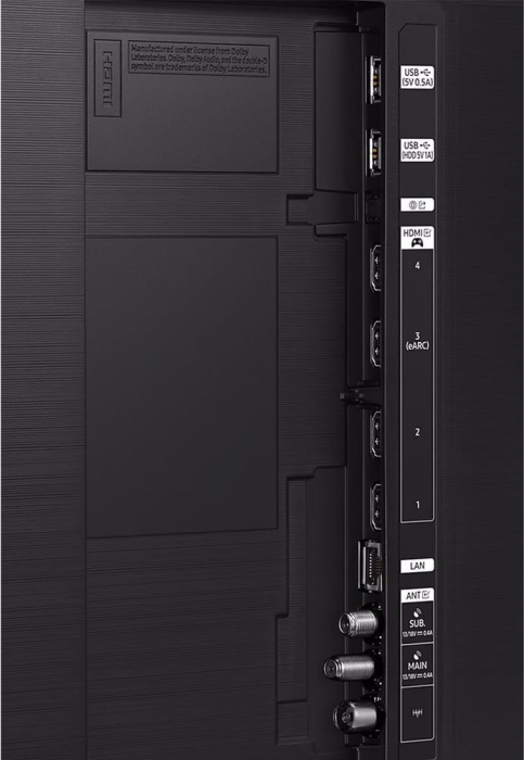 Телевизор Samsung QE85QN85DBUXCE, 4K Ultra HD, черный