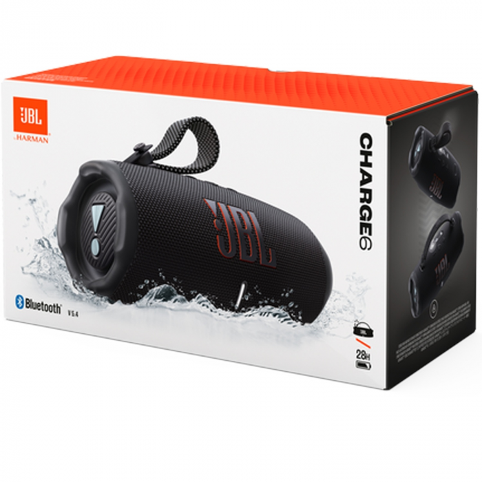 Портативная колонка JBL Charge 6 Black
