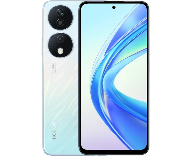 Смартфон HONOR X7b 8/128 ГБ RU, мерцающий серебристый