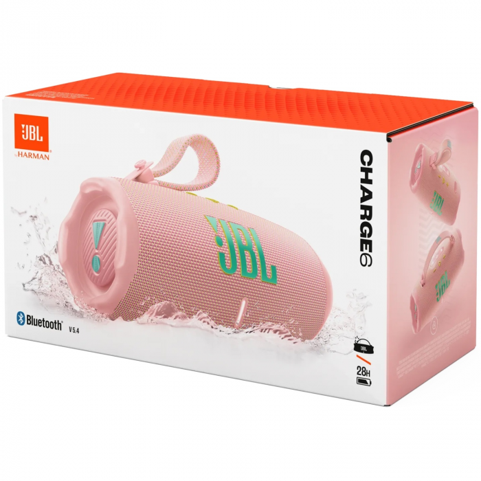 Портативная колонка JBL Charge 6 Pink