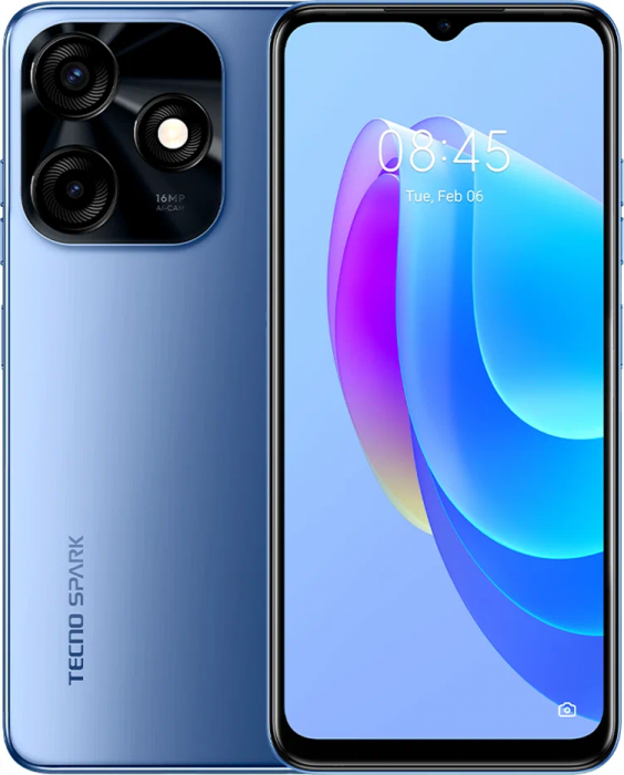 Смартфон TECNO Spark 10c 4/64 ГБ, синий