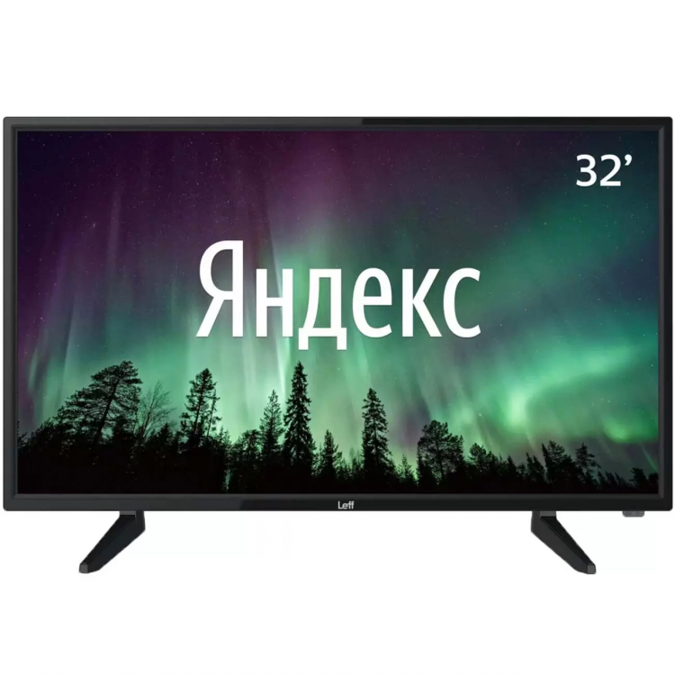 32" Телевизор Leff 32H520T 2020 LED на платформе Яндекс.ТВ, черный ...